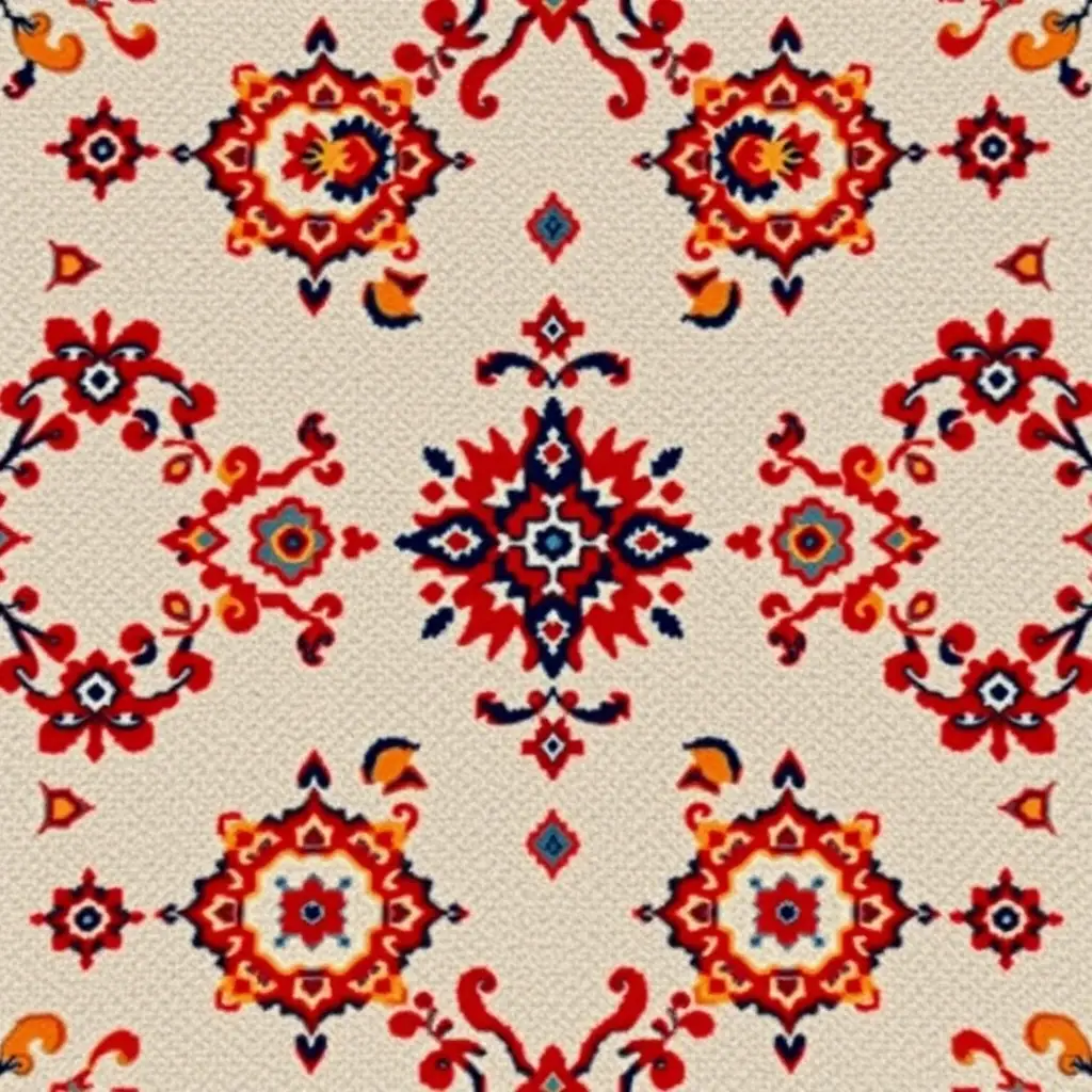 Herati Hand-Knotted Carpet