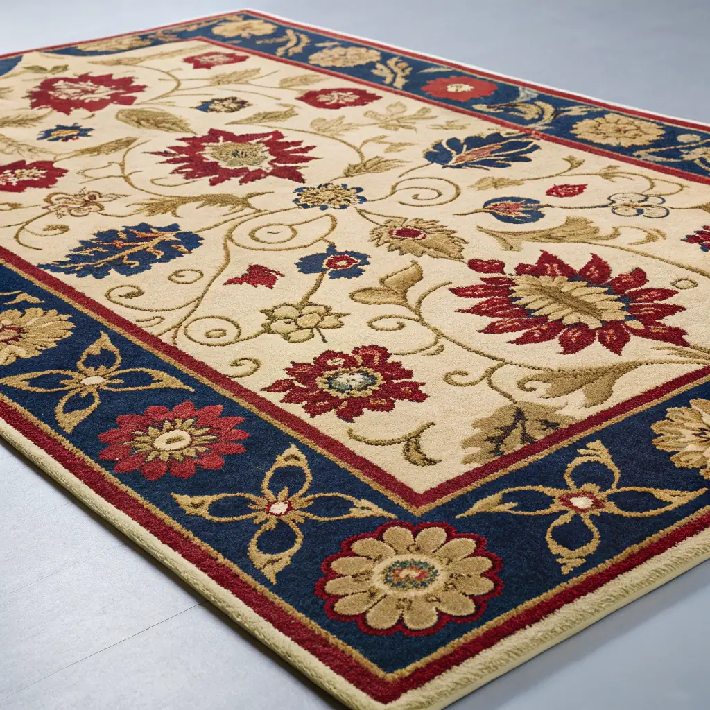 Oushak Hand-Knotted Carpet