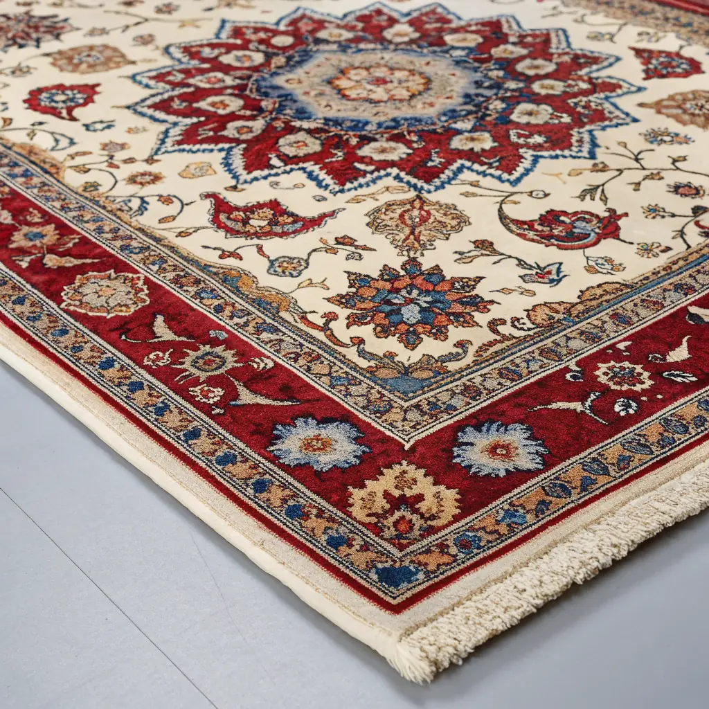 Tabriz Mahi Hand-Knotted Rug